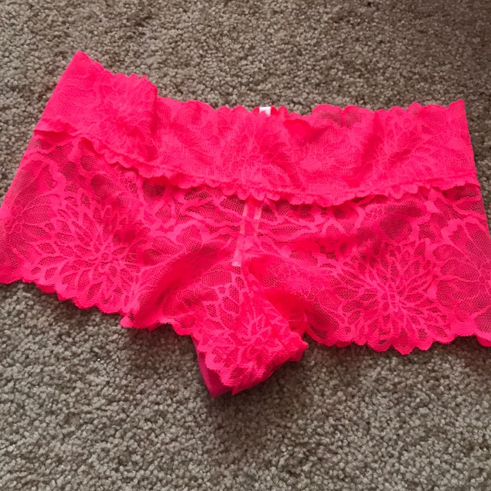 Hot pink bootie shorts